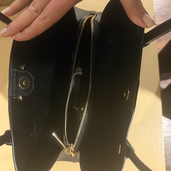 Michael Kors Black Satchel with Gold Accent - Picture 5 of 5